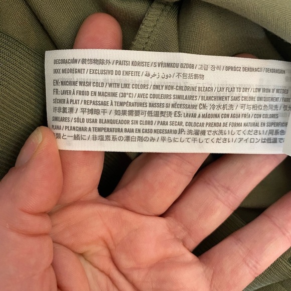 Abercrombie & Fitch Green Wide Leg Casual Pants - Picture 7 of 11